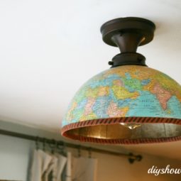 40 useful globe art projects to restore old globes 33.jpg