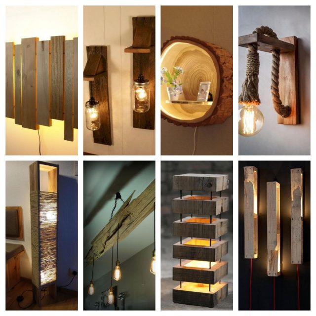 Lampen aus Holz-selber bauen: 15+ Interessante Diy-Ideen ...