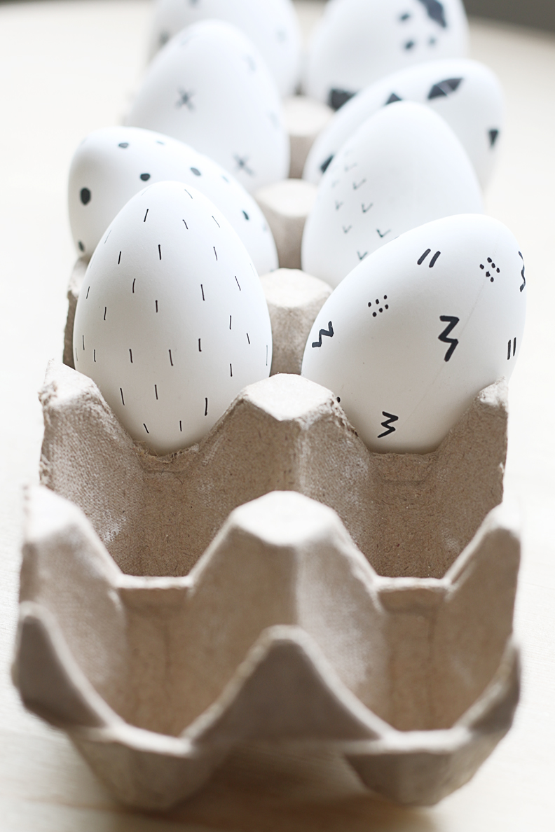 Black and white scandinavian inspired easter egg..jpg