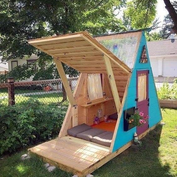 10 Kreative Diy Kinderspielhaus-Ideen für den Garten :) - nettetipps.de