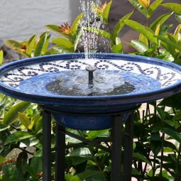Gartenbrunnen Kaskadenbrunnen Wasserspiel Solarbrunnen für Garten Balkon Terrasse