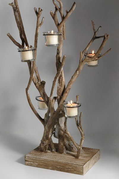 Branch candle holder