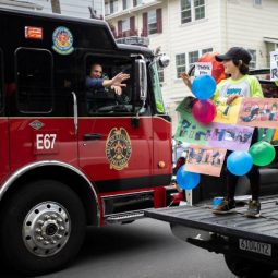 Quarantine birthday fire truck parade.jpg