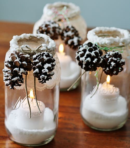 Snowy pinecone candle jars pin worthy.jpg