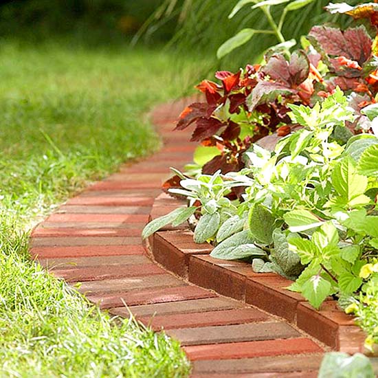 Brick flower bed lawn edging.jpg