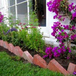 Inclined bricks flower bed.jpg