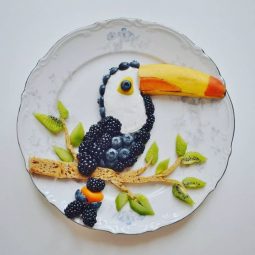 Getting creative with fruits and vegetables fruit art toco toucan momooze.com picturesque playground for moms.jpg