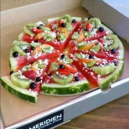 Getting creative with fruits and vegetables watermelon pizza momooze.com picturesque playground for moms.jpg