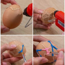 How to decorate easter eggs with hot glue and acrylic paint.jpg