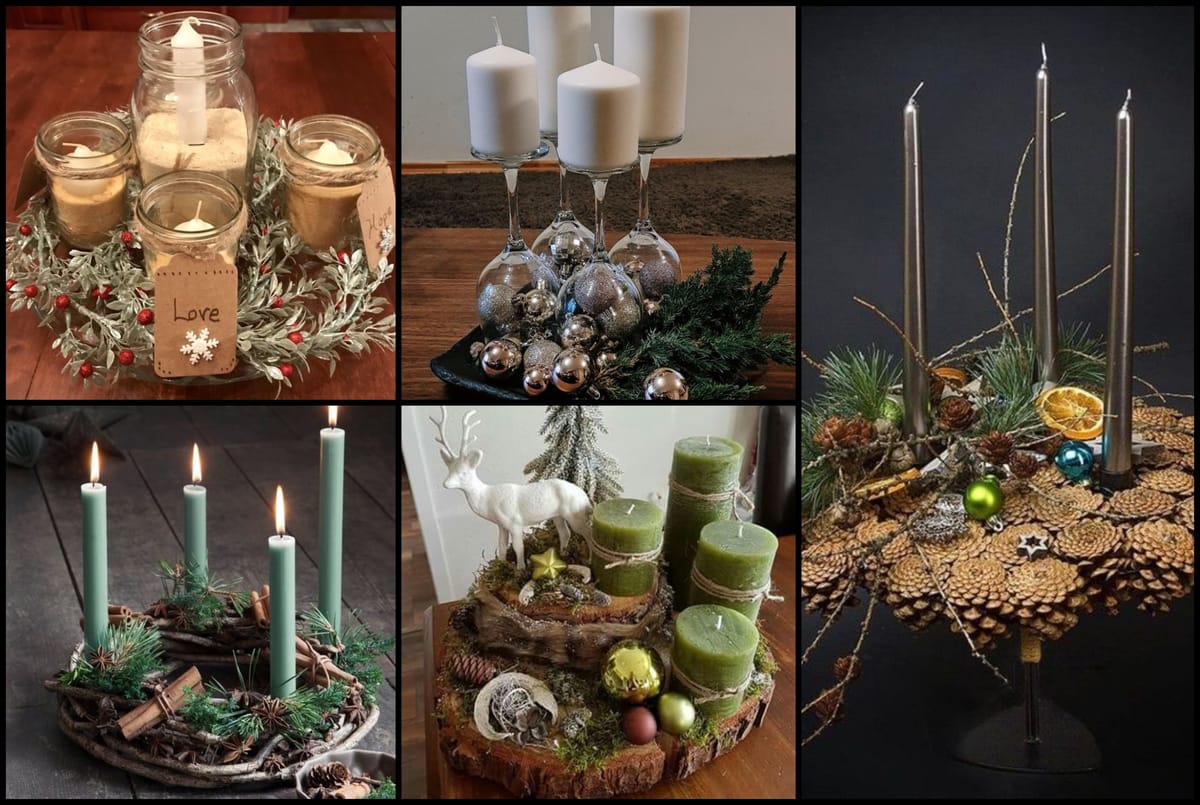 Adventskranz selber machen – tolle Ideen