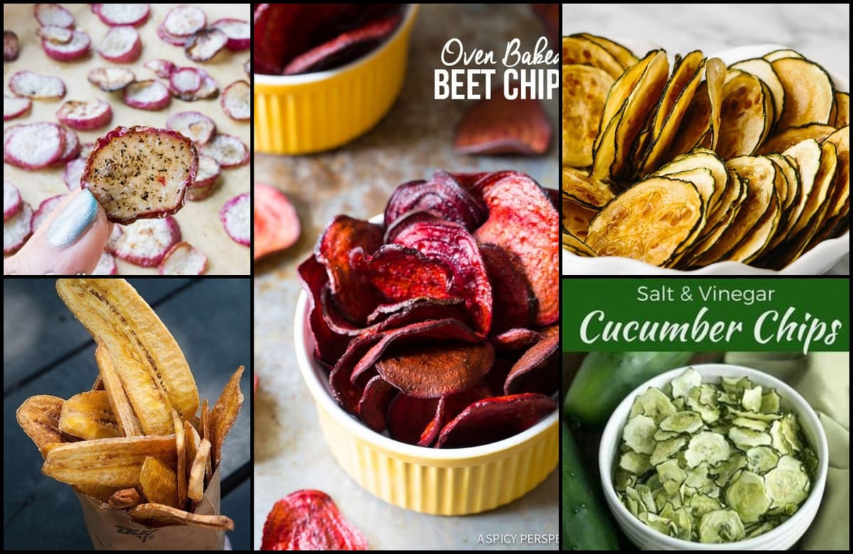 Snacks mit wenig Kalorien (gesunde Chips) :)