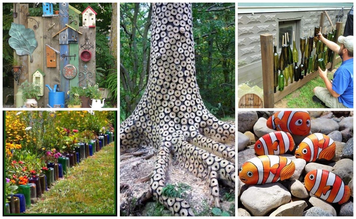 Garten dekorieren – faszinierende Diy Ideen