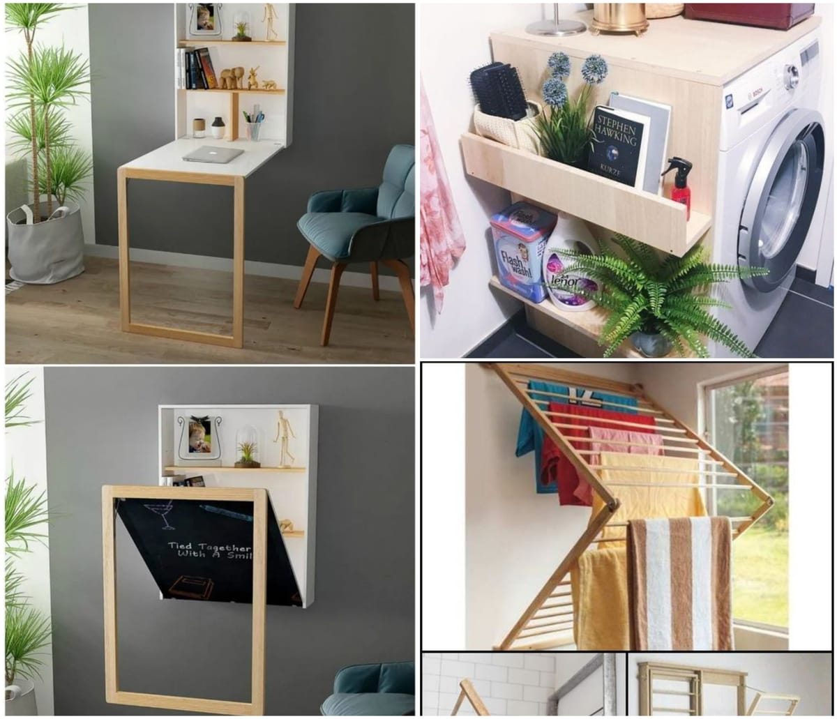 Platzsparende Inspirationen für jede Wohnung