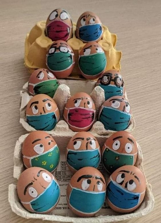 Ostereier dekorieren