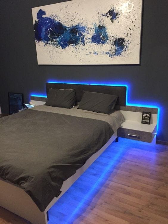 Stilvolle Dekorationen mit LED-Lichtband