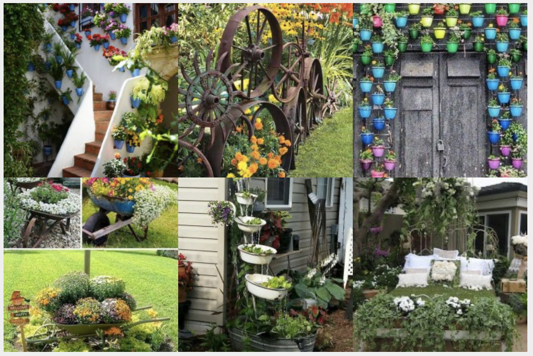 Gartengestaltung mal anders: originell, kreativ und auffällig! :)
