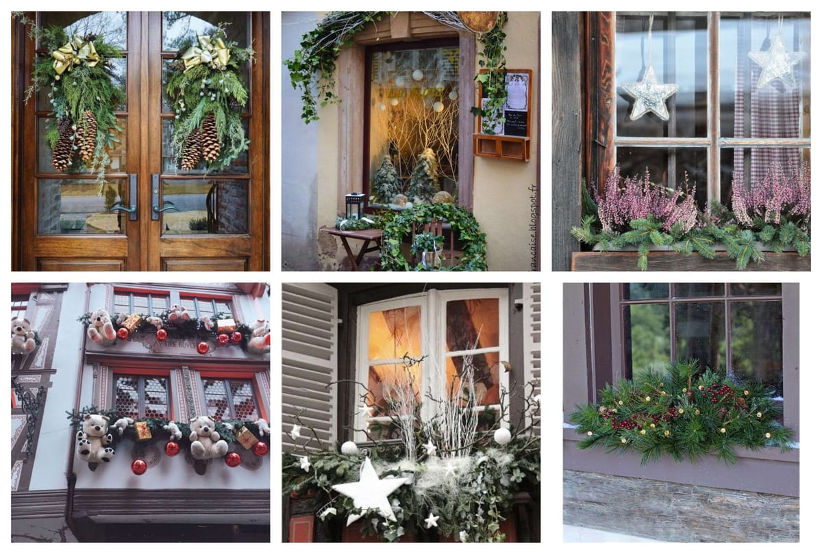 Gemütliche Fensterdekorationen im winterlichen Stil :)