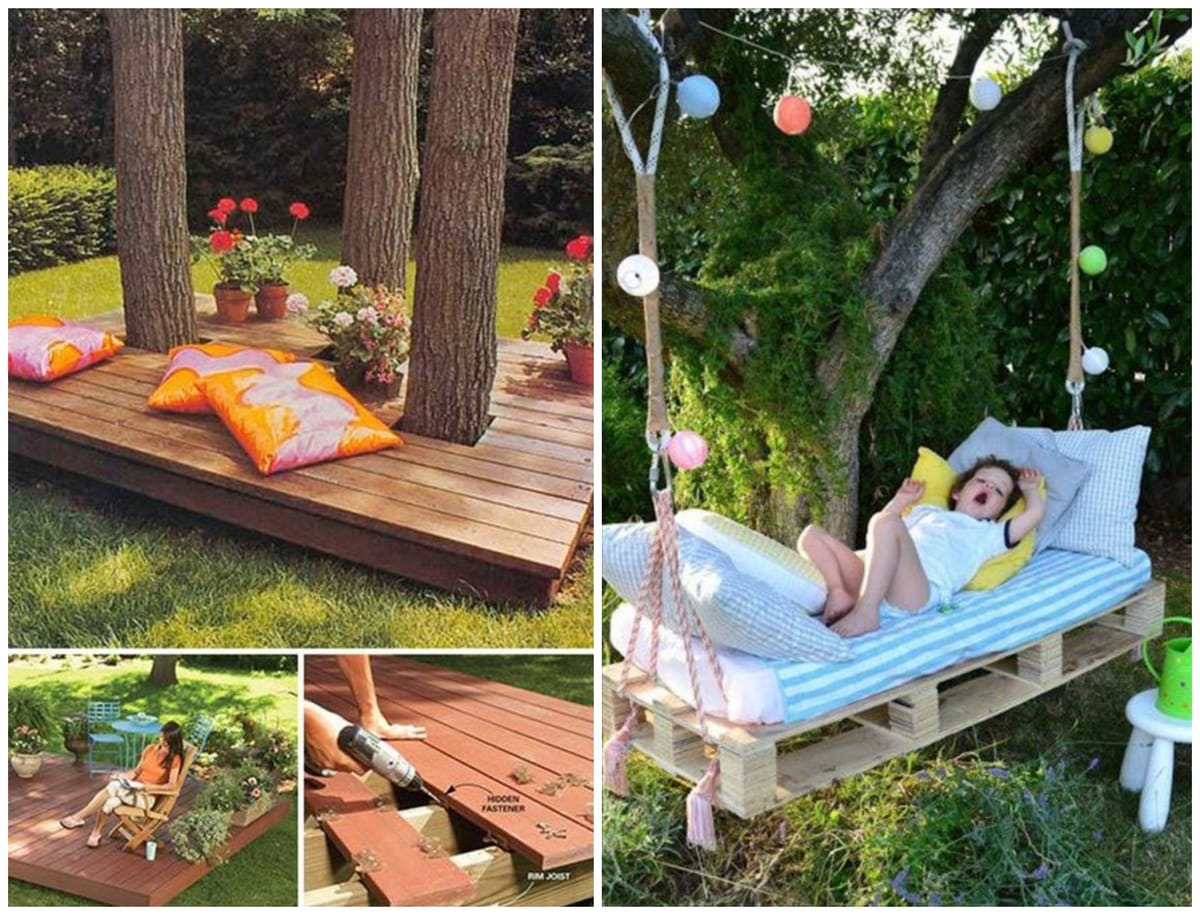 Gartengestaltung – 10 Diy Ideen für gemütliche Garten-Möbel :)