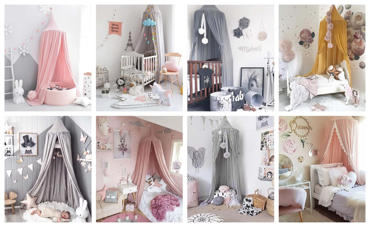Märchenhafte Betthimmel für das Kinderzimmer :)