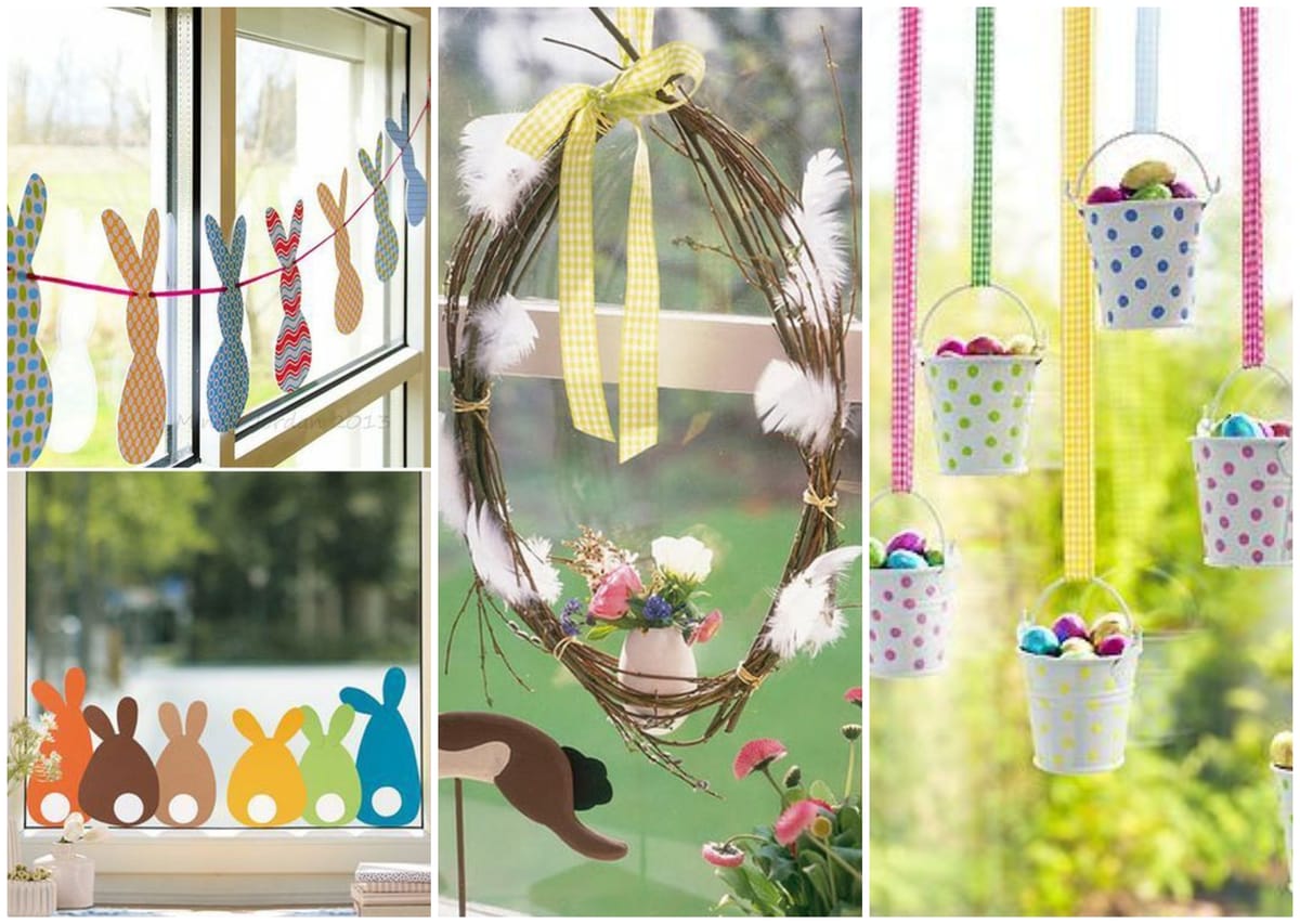 Tolle kreative Osterdeko fürs Fenster – selber machen! :)