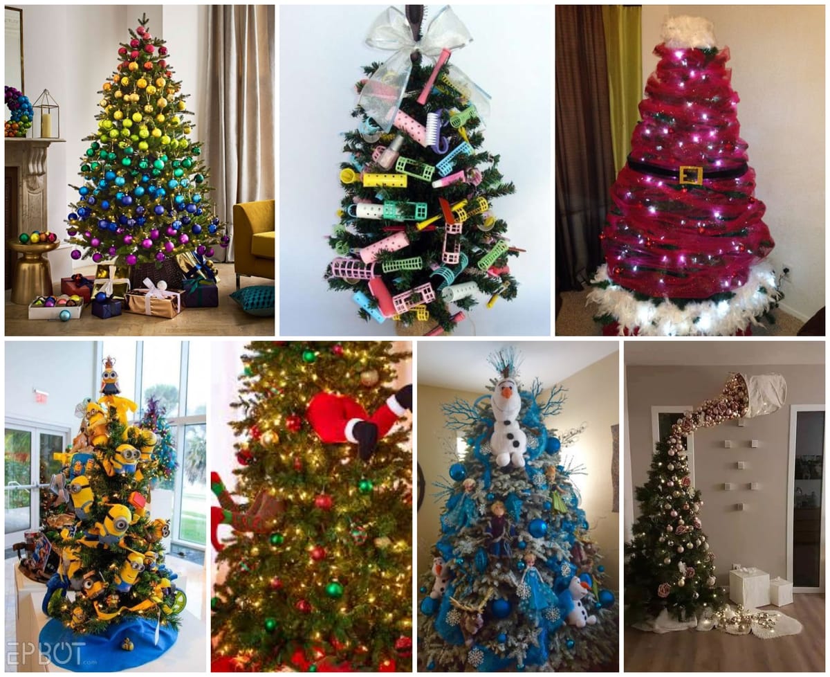 Lustige Ideen für Weihnachtsbaum Deko! :)