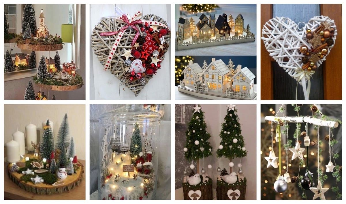 Wunderschöne Weihnachtsdekorationen für jeden Haushalt :)