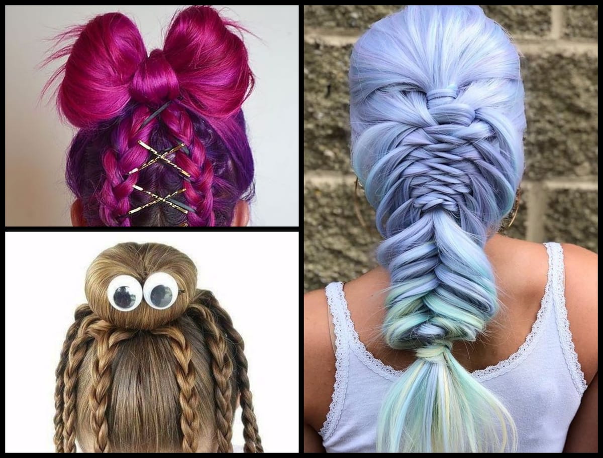 Sommer Haarfrisuren: 10 frische verrückte Ideen :)