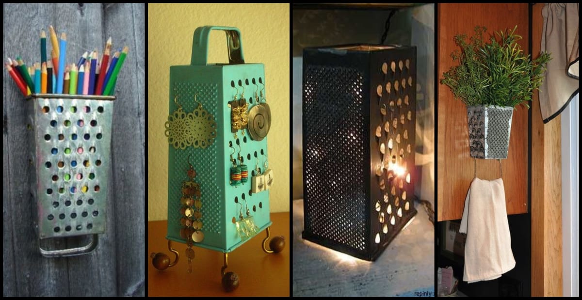 Verschiedene coole Diy Ideen mit alten Reiben