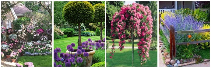 Garten-Blumen-Deko: verschiedene Ideen :)