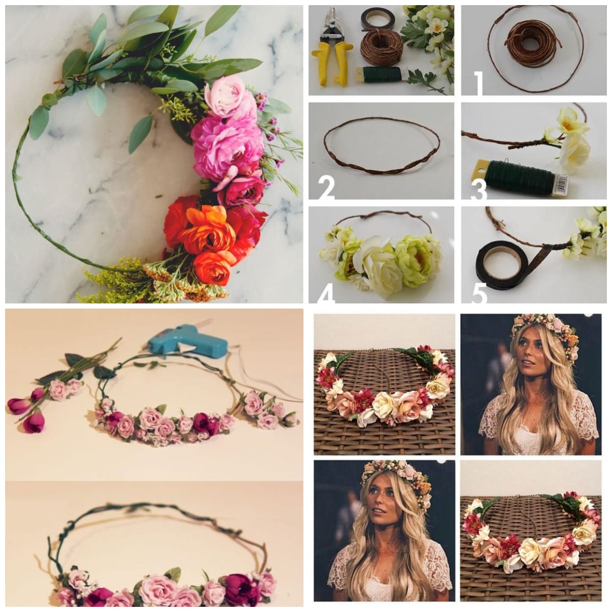 Blumenkranz selbst basteln