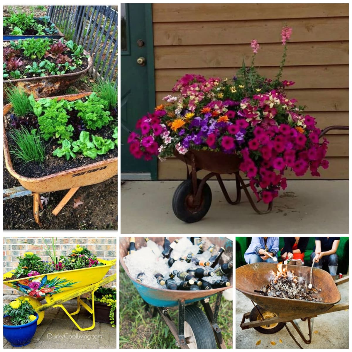 Coole Diy – Gartenideen mit alten Schubkarren