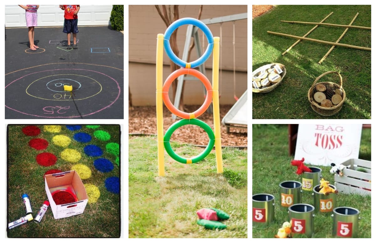 10 sommerliche Ideen: Kinderspiele für draussen :)