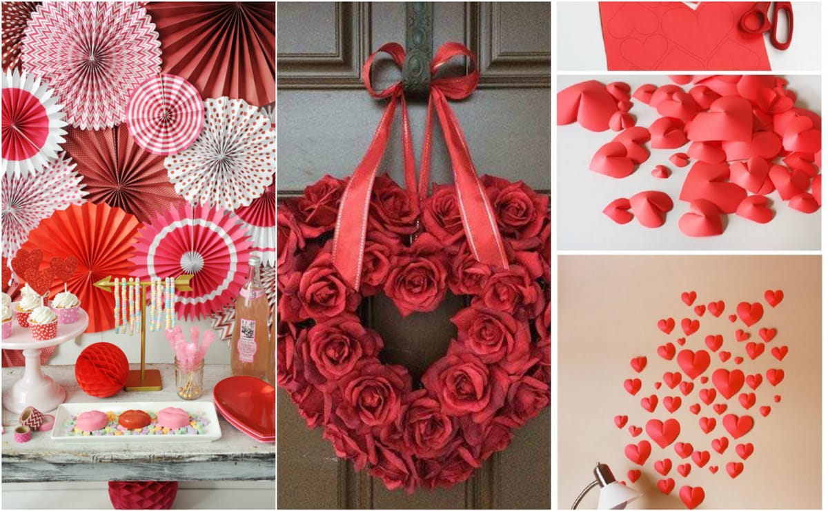 Valentinstag: 13 perfekte Ideen zum Dekorieren :)