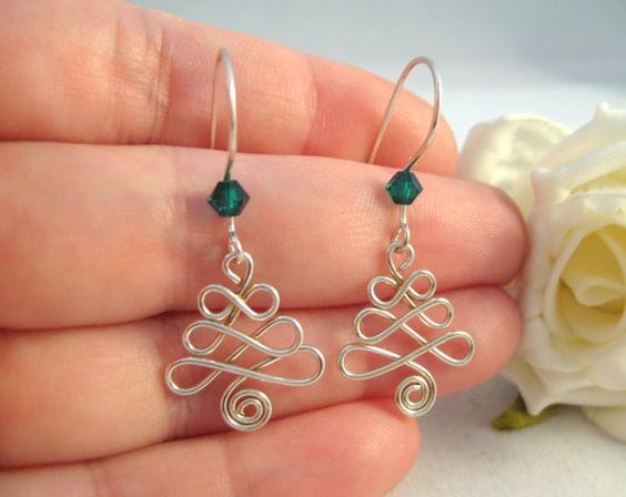 DIY Ohrringe mit weihnachtlichen Motiven :)