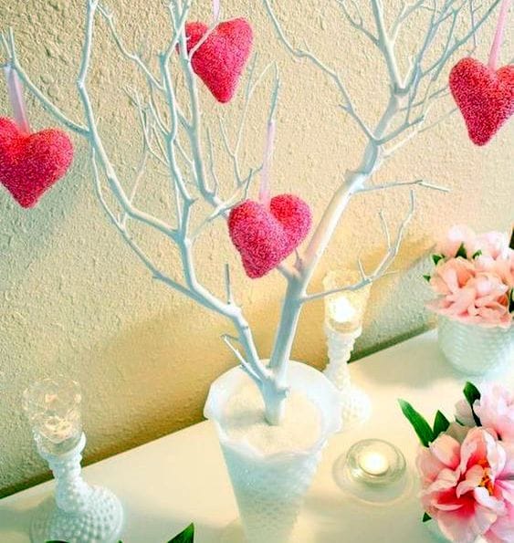 DIY Valentinstag-Dekorationen