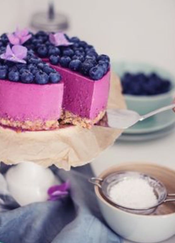 REZEPT:Raw Blaubeeren Kuchen :)