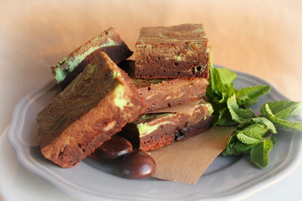 Rezept: Schoko-Minz-Brownies