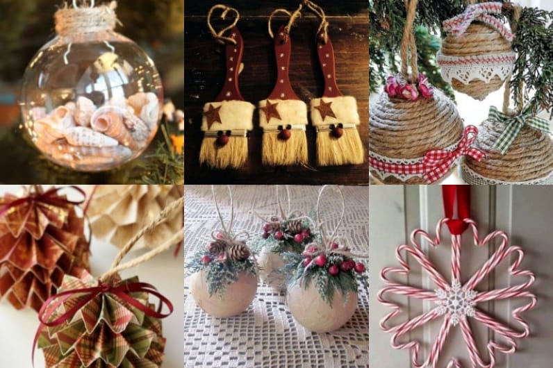 16 einfache aber hübsche DIY Weihnachtsbaum-Ornamente