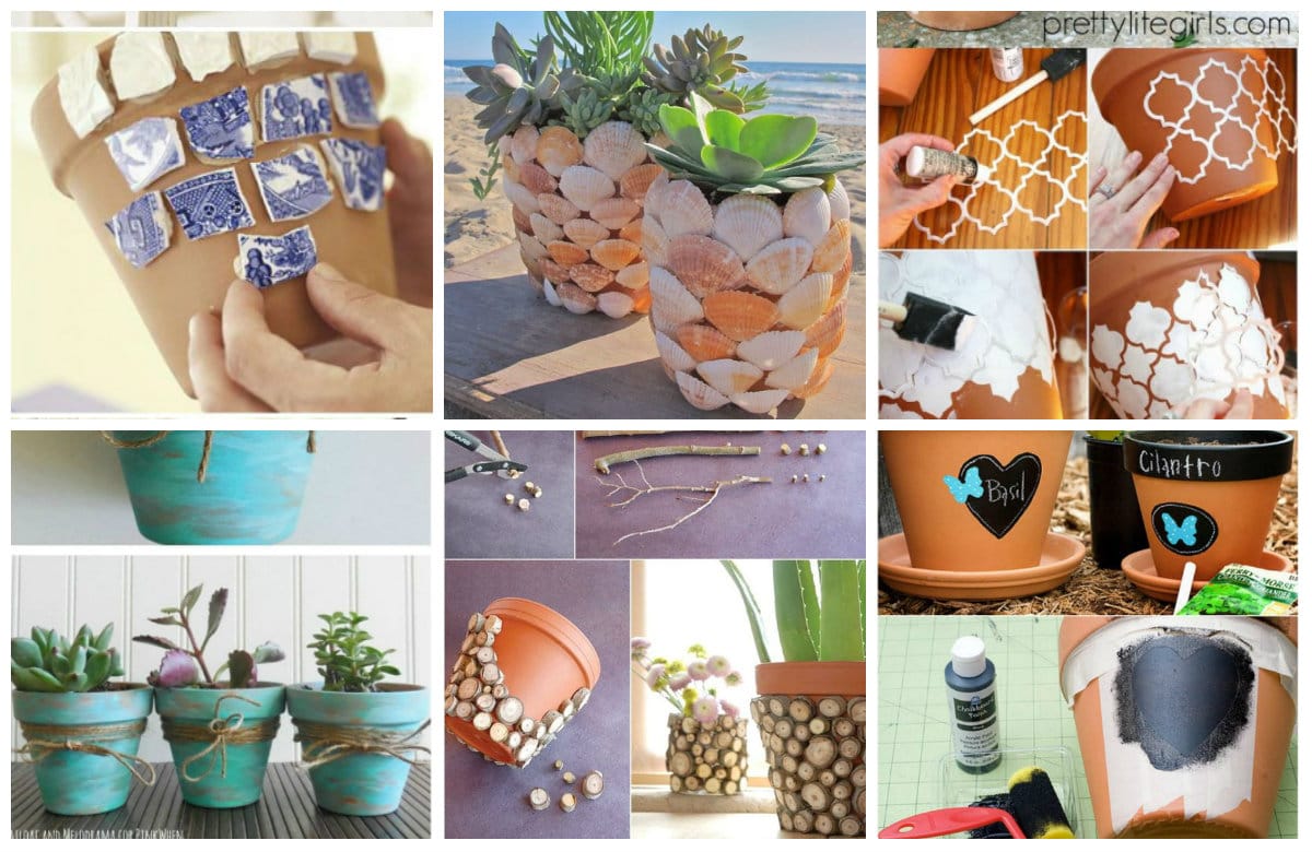 13 einmalige DIY Blumentöpfe