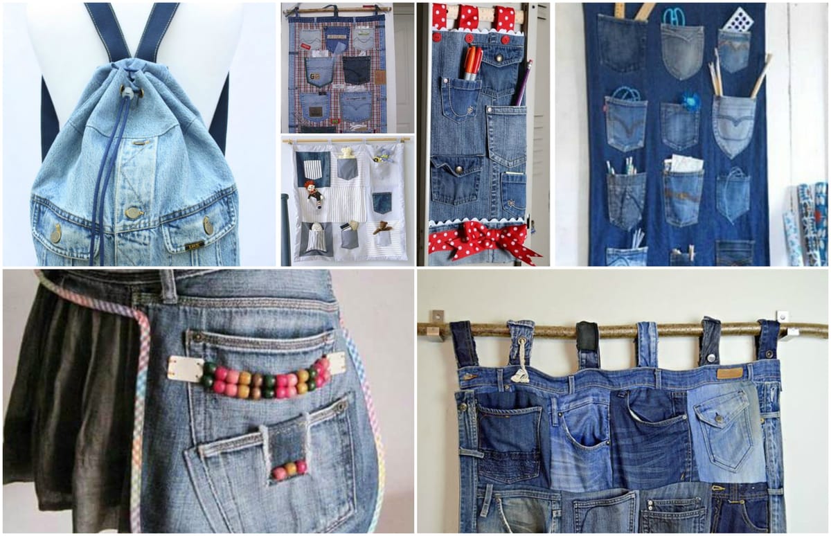 20 super einfache Upcycling-Ideen aus alten Jeans :)