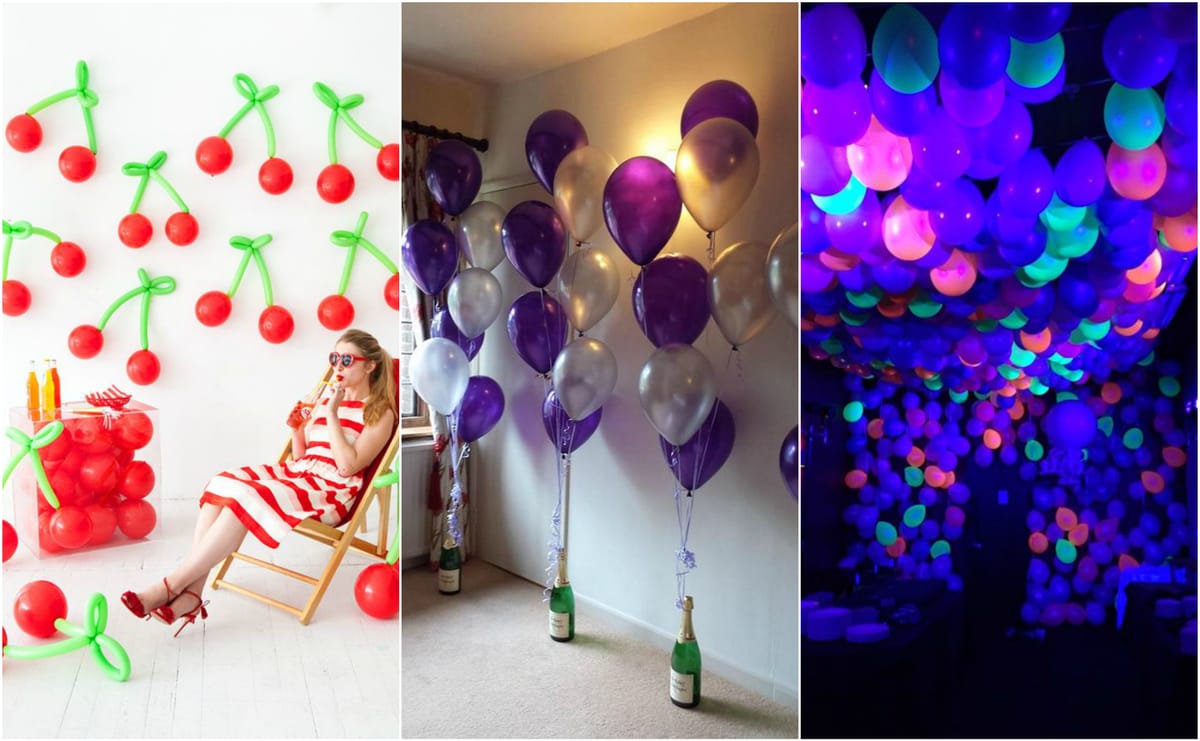 DIY Luftballons Partydeko Ideen :)