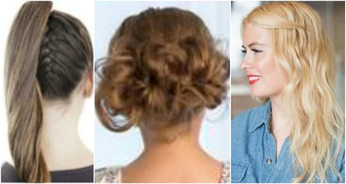 10 einfache festliche Frisuren Ideen :)