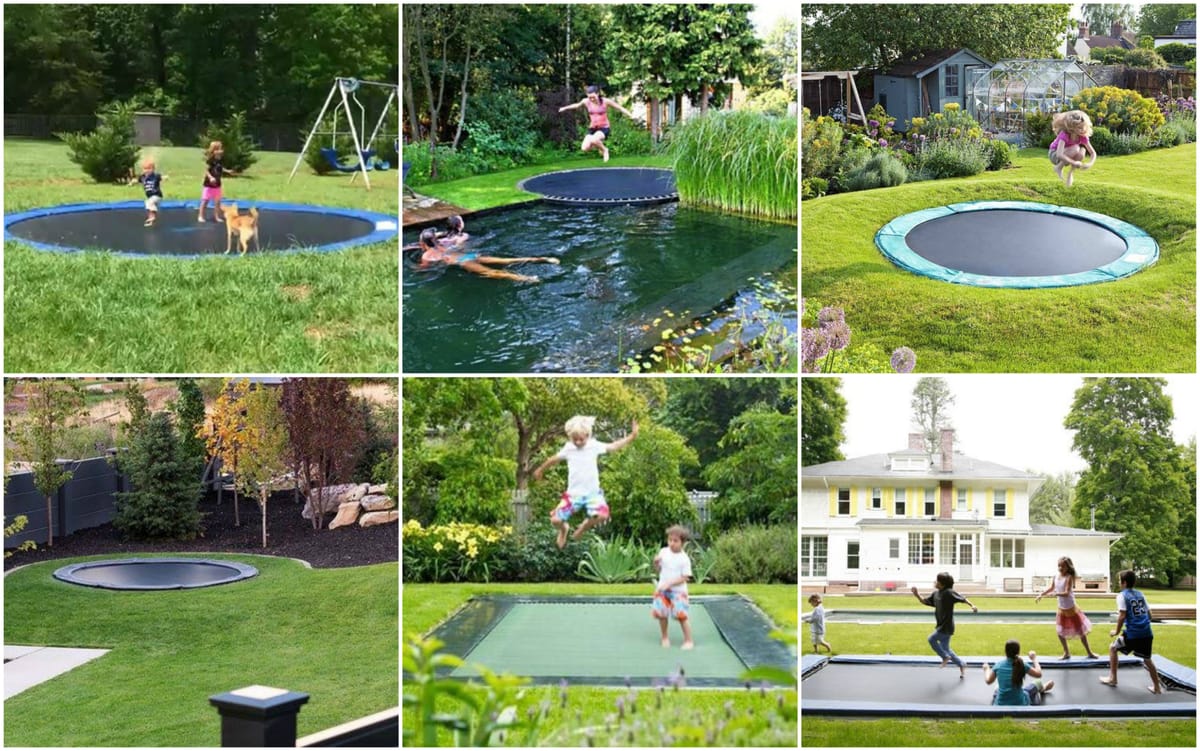 Trampolin im Garten: Spaß für Kinder & Erwachsene :)