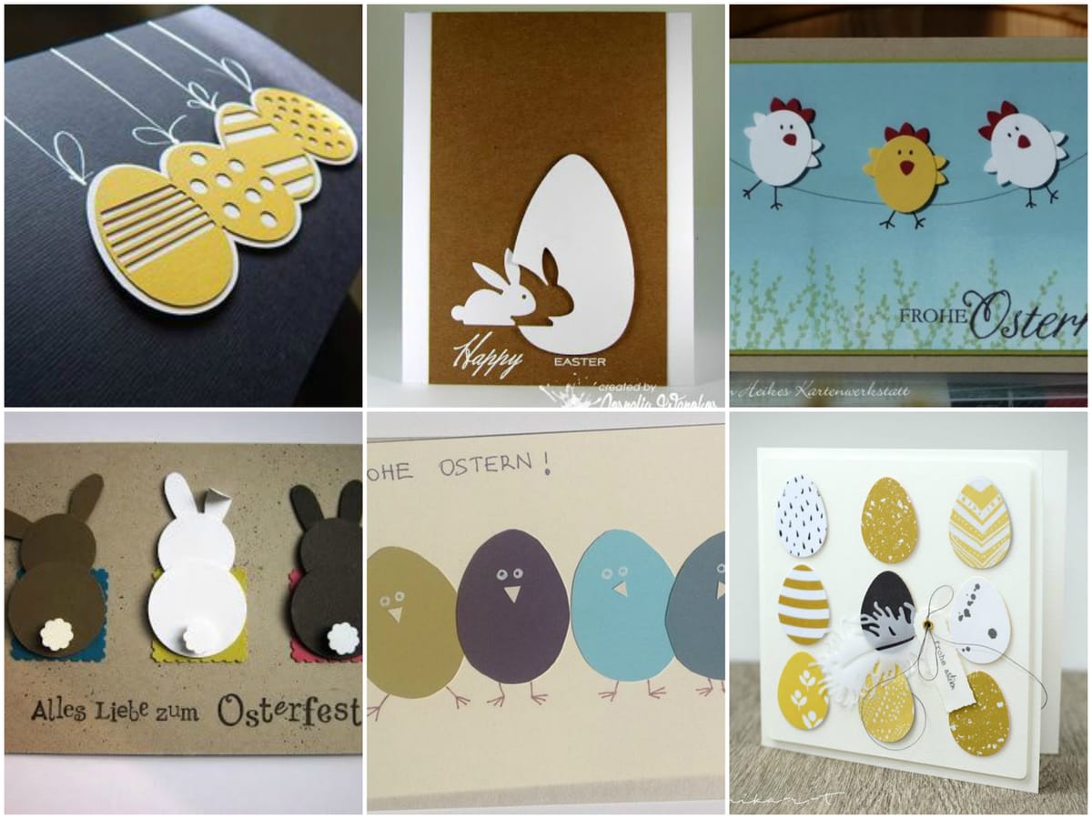 Postkarten zu Ostern – 10 wunderschöne DIY Ideen :)
