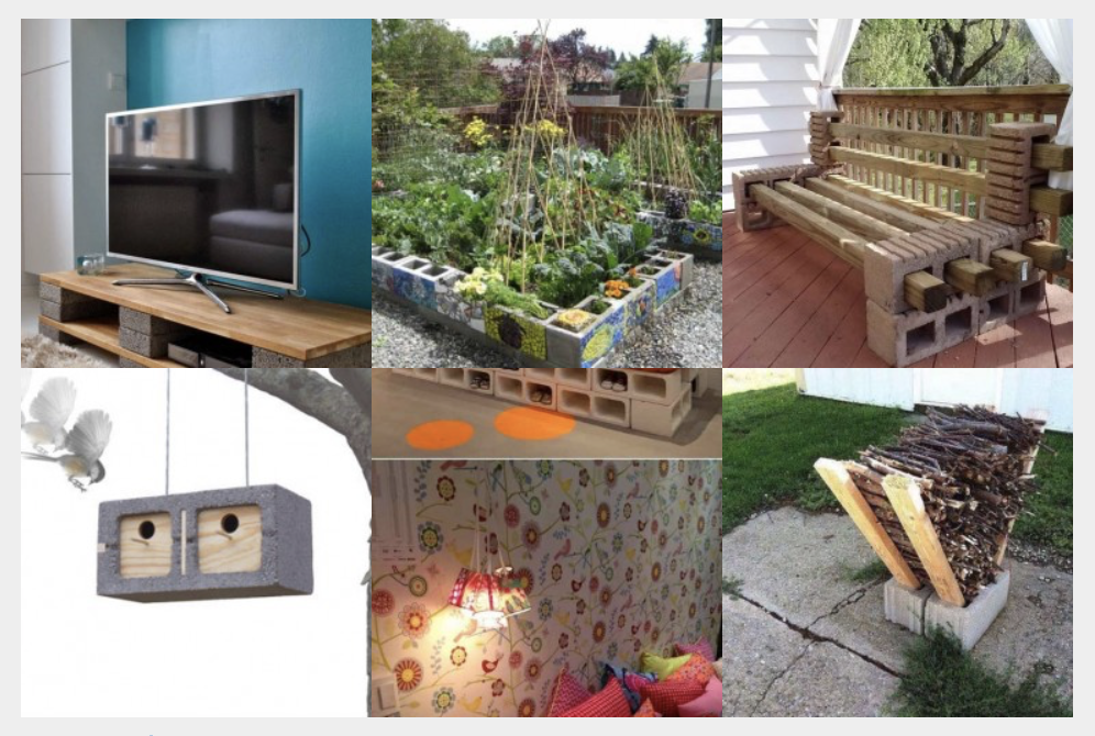 Günstige Projekte für Haus und Garten mit Betonblöcken :)