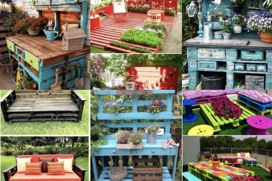 40 geniale Ideen für billige Gartenmöbel aus Paletten ;)