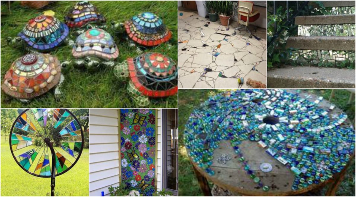 10 perfekte DIY Ideen – Mosaik dekorieren im Garten :)