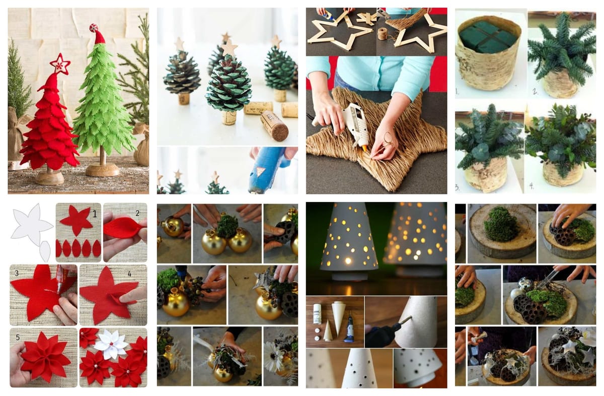 Wunderschöne DIY Weihnachtsdeko – Mit Fotoanleitungen :)