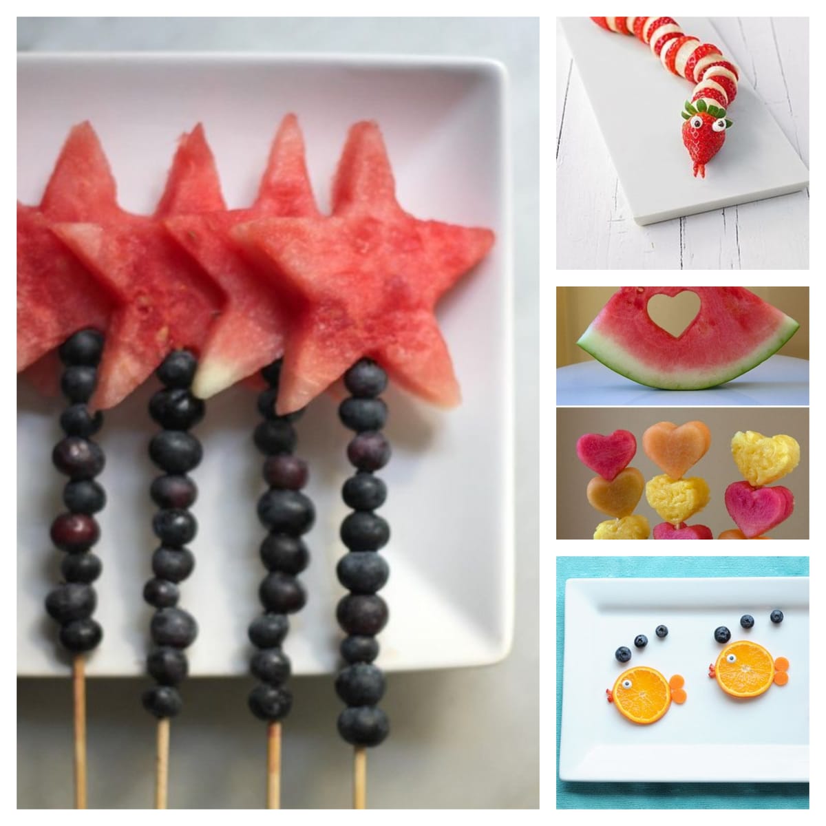 Gesunde Snacks für Kinder: 12 leckere Frucht-arrangements und Ideen :)
