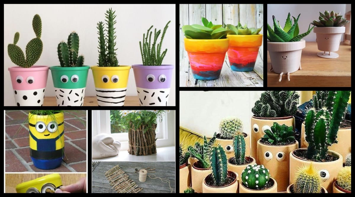 12 Wunderschöne kreative DIY Blumentopf-Ideen :)